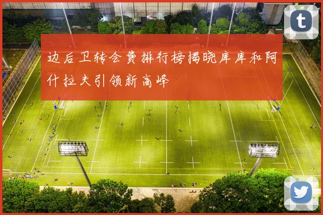 边后卫转会费排行榜揭晓库库和阿什拉夫引领新高峰